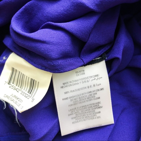 BCBG Max Azria Indigo Ruched “Going Out” Dress - Picture 7 of 7